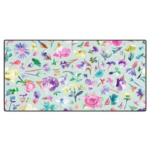 Ninola Design Spring buds and flowers Soft Desk Mat