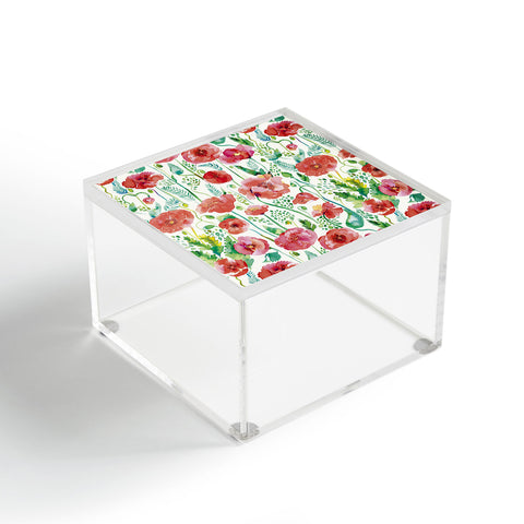 Ninola Design Spring Cute Poppies Acrylic Box