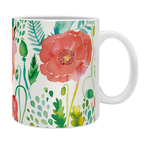 Ninola Design Spring Cute Poppies Coffee Mug