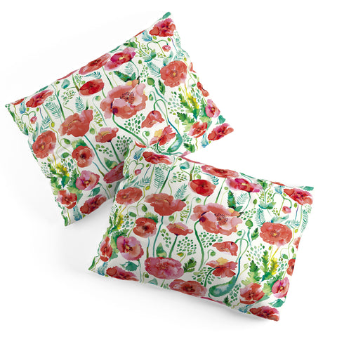 Ninola Design Spring Cute Poppies Pillow Shams