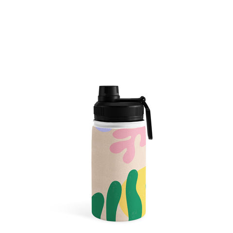 Ninola Design Spring Matisse Leaves Water Bottle