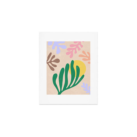 Ninola Design Spring Matisse Leaves Art Print