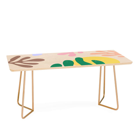 Ninola Design Spring Matisse Leaves Coffee Table