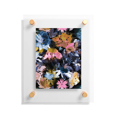Ninola Design Spring Memories Dark Painting Floating Acrylic Print