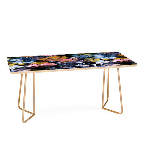 Ninola Design Spring Memories Dark Painting Coffee Table