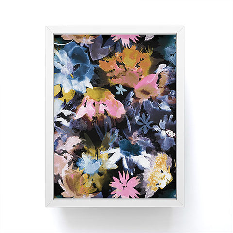 Ninola Design Spring Memories Dark Painting Framed Mini Art Print