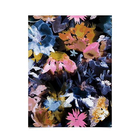 Ninola Design Spring Memories Dark Painting Poster