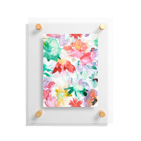 Ninola Design Spring memories floral painting Floating Acrylic Print