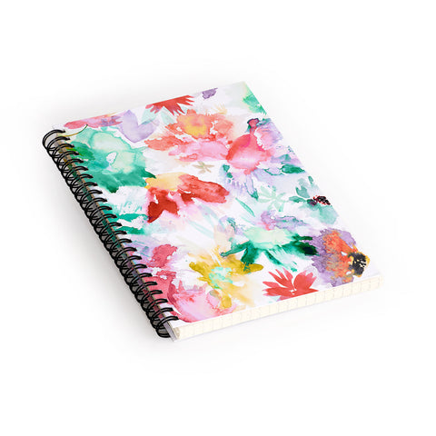 Ninola Design Spring memories floral painting Spiral Notebook