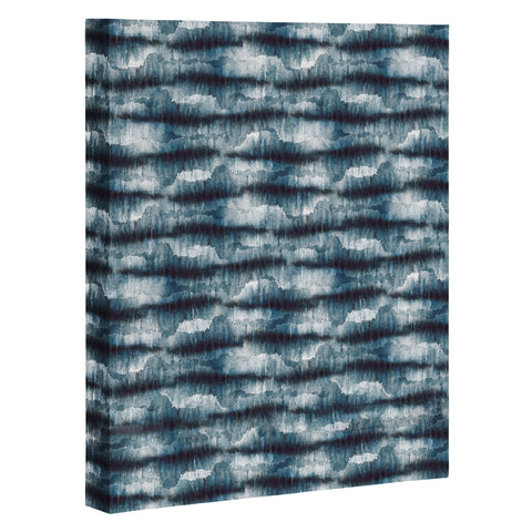 Ninola Design Stone Dark Texture Art Canvas