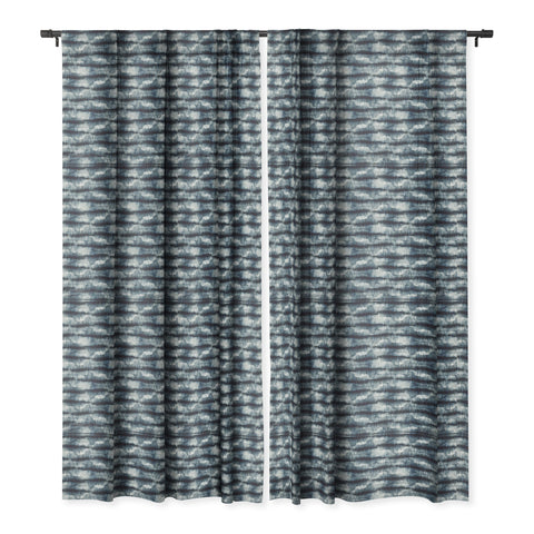 Ninola Design Stone Dark Texture Blackout Window Curtain