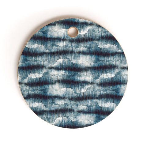 Ninola Design Stone Dark Texture Cutting Board Round