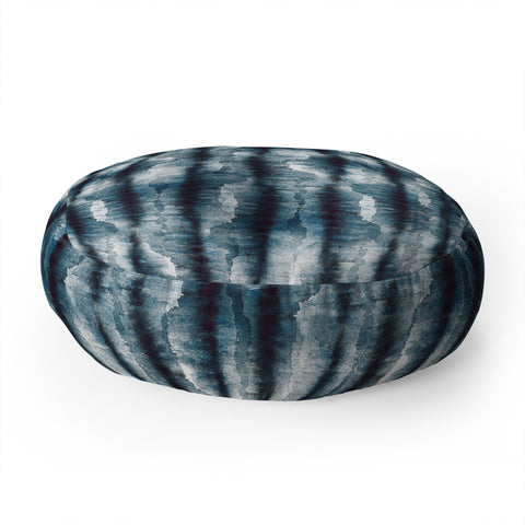 Ninola Design Stone Dark Texture Floor Pillow Round