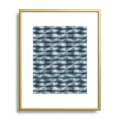 Ninola Design Stone Dark Texture Metal Framed Art Print