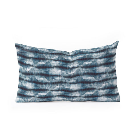 Ninola Design Stone Dark Texture Oblong Throw Pillow