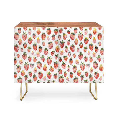 Ninola Design Strawberries Countryside Summer Credenza