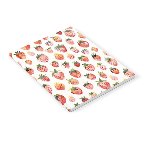 Ninola Design Strawberries Countryside Summer Notebook
