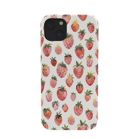 Ninola Design Strawberries Countryside Summer Phone Case