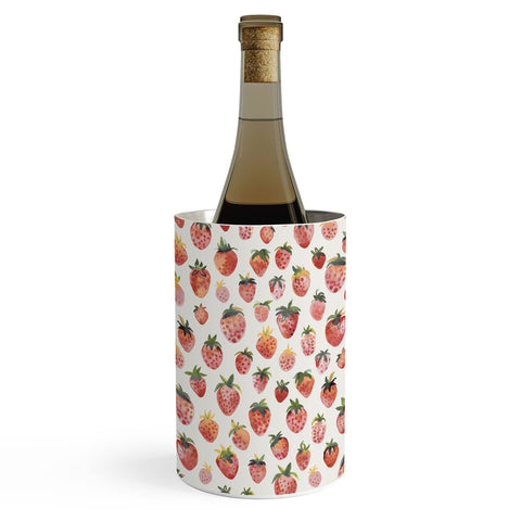 Ninola Design Strawberries Countryside Summer Wine Chiller