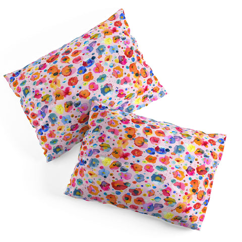 Ninola Design Summer Festival Naive Flowers Pillow Shams