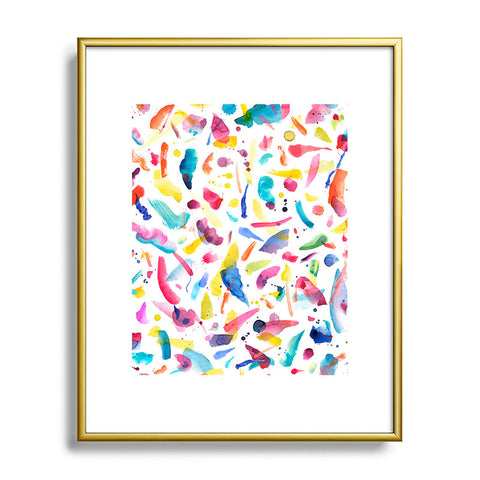 Ninola Design Summer flavours Metal Framed Art Print
