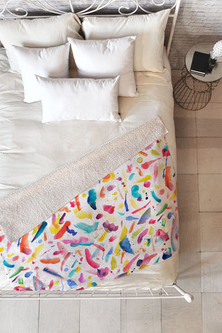 Ninola Design Summer flavours Fleece Throw Blanket