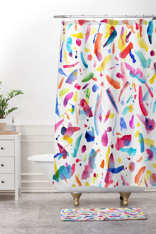 Ninola Design Summer flavours Shower Curtain And Mat