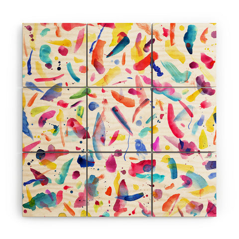 Ninola Design Summer flavours Wood Wall Mural