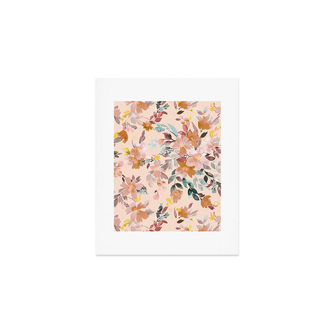 Ninola Design Summer Moroccan Floral Pink Art Print