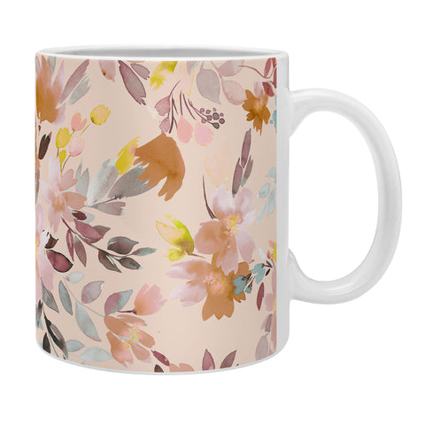 Ninola Design Summer Moroccan Floral Pink Coffee Mug