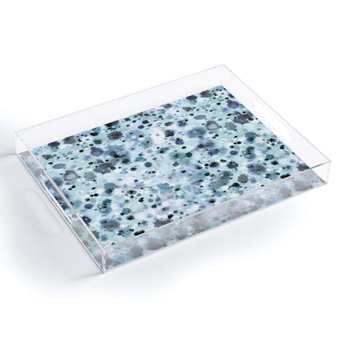 Ninola Design Summer sea water aqua Acrylic Tray
