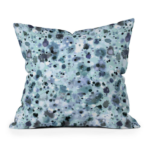 Ninola Design Summer sea water aqua Throw Pillow