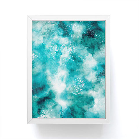 Ninola Design Summer sea water Framed Mini Art Print