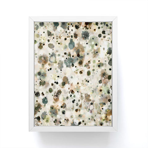 Ninola Design Summer sea water sand Framed Mini Art Print