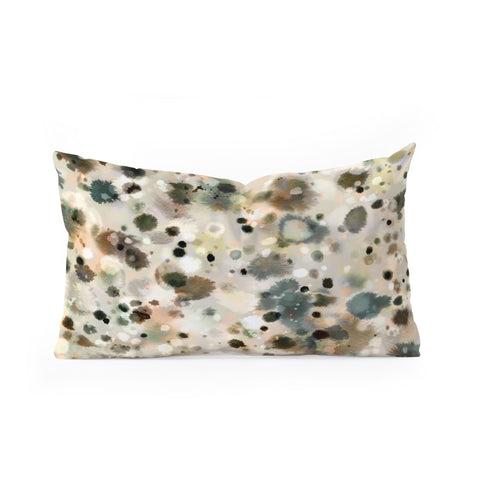 Ninola Design Summer sea water sand Oblong Throw Pillow