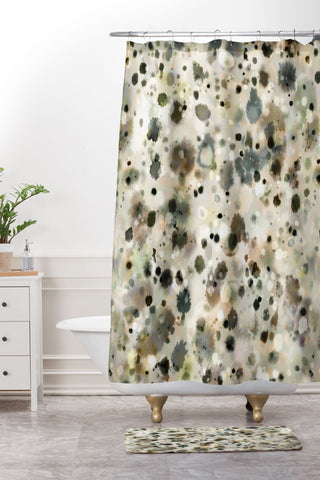 Ninola Design Summer sea water sand Shower Curtain And Mat