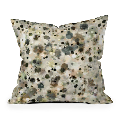 Ninola Design Summer sea water sand Throw Pillow