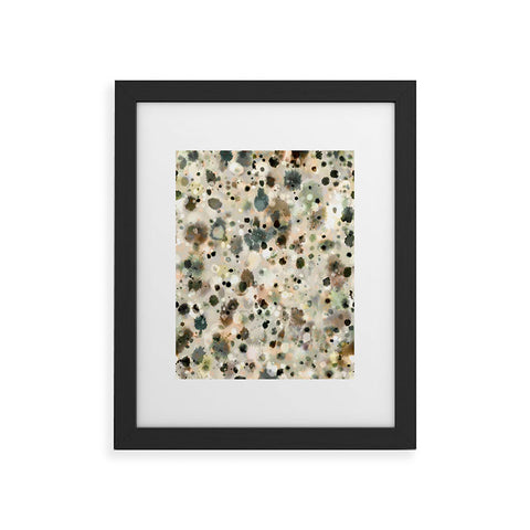 Ninola Design Summer sea water sand Framed Art Print