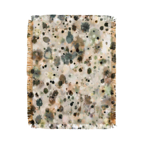 Ninola Design Summer sea water sand Throw Blanket