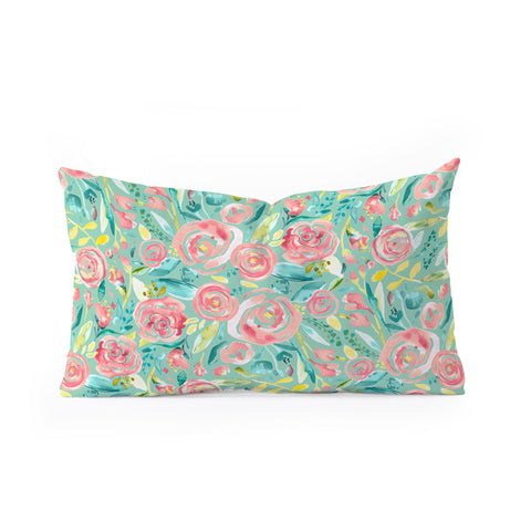 Ninola Design Sweet Floral Bouquet Oblong Throw Pillow