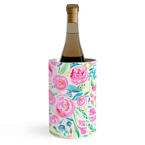 Ninola Design Sweet Pastel Floral Bouquet Wine Chiller