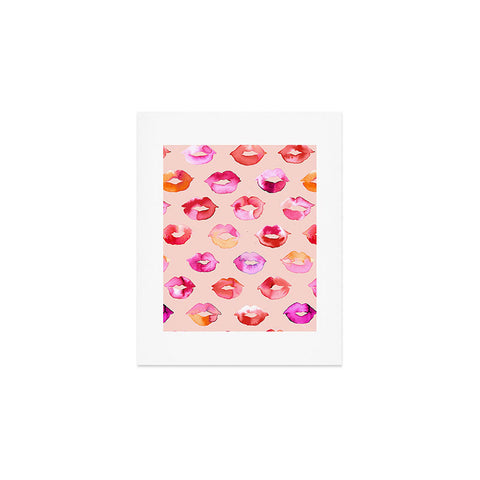 Ninola Design Sweet Pink Lips Art Print
