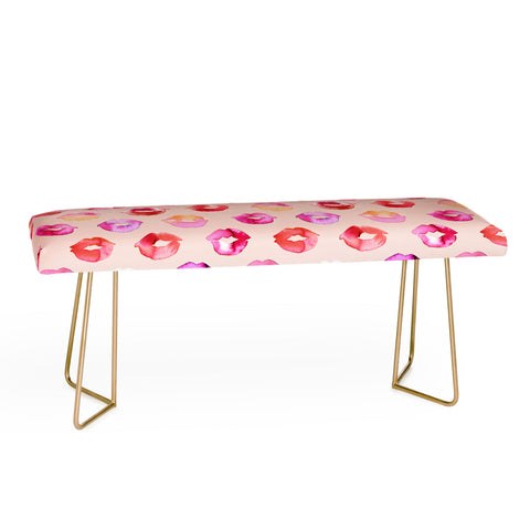 Ninola Design Sweet Pink Lips Bench