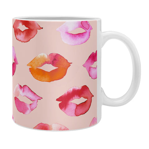 Ninola Design Sweet Pink Lips Coffee Mug