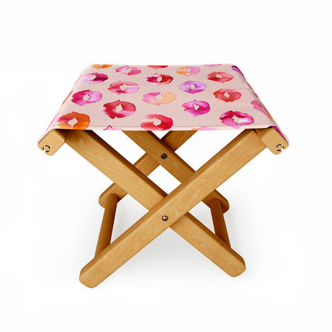 Ninola Design Sweet Pink Lips Folding Stool