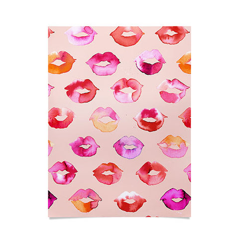 Ninola Design Sweet Pink Lips Poster
