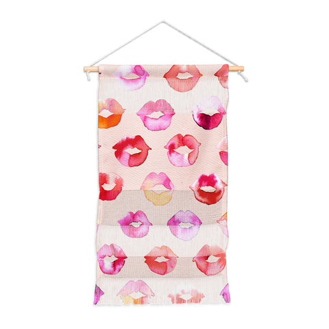 Ninola Design Sweet Pink Lips Wall Hanging Portrait