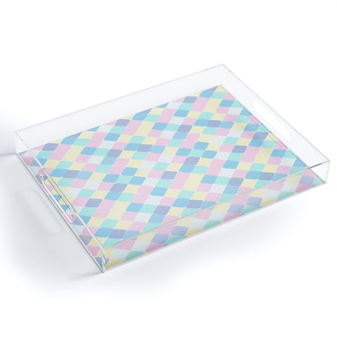 Ninola Design Swimming Pool Pastel Tiles Acrylic Tray