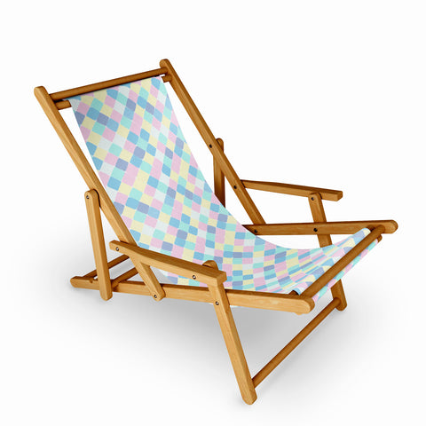 Ninola Design Swimming Pool Pastel Tiles Sling Chair