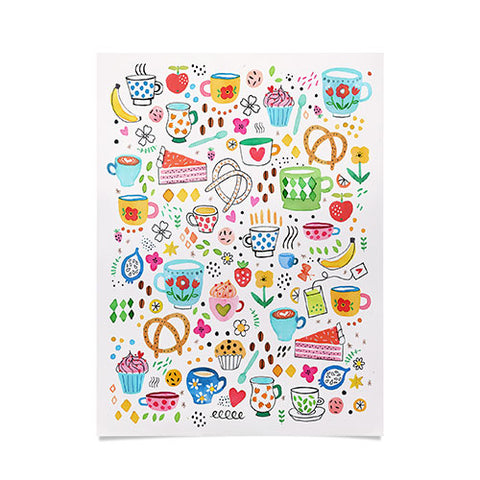 Ninola Design Tea and Coffee Snacks Poster